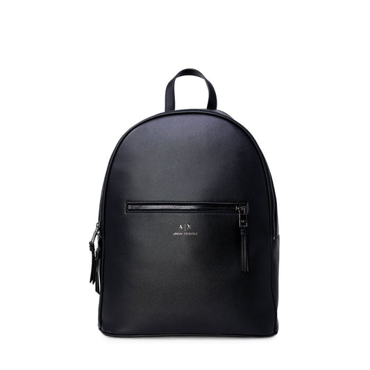 Чорний поліестеровий рюкзак Armani Exchange