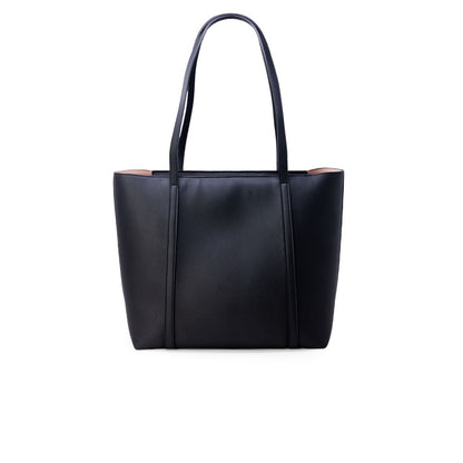 Чорна синтетична шкіряна сумка Armani Exchange