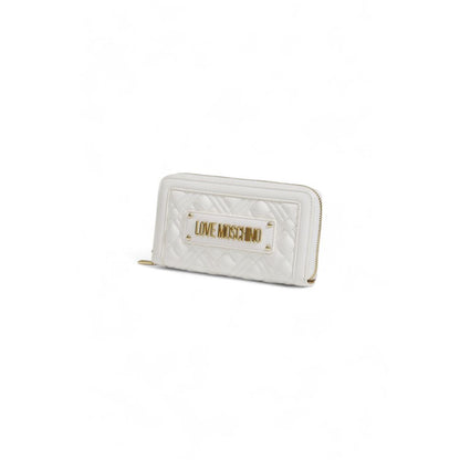 Білий поліетиленовий гаманець Love Moschino
