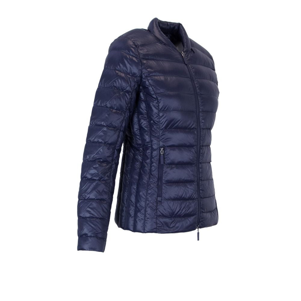 Сині поліестерові куртки та пальто Armani Exchange