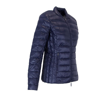 Сині поліестерові куртки та пальто Armani Exchange