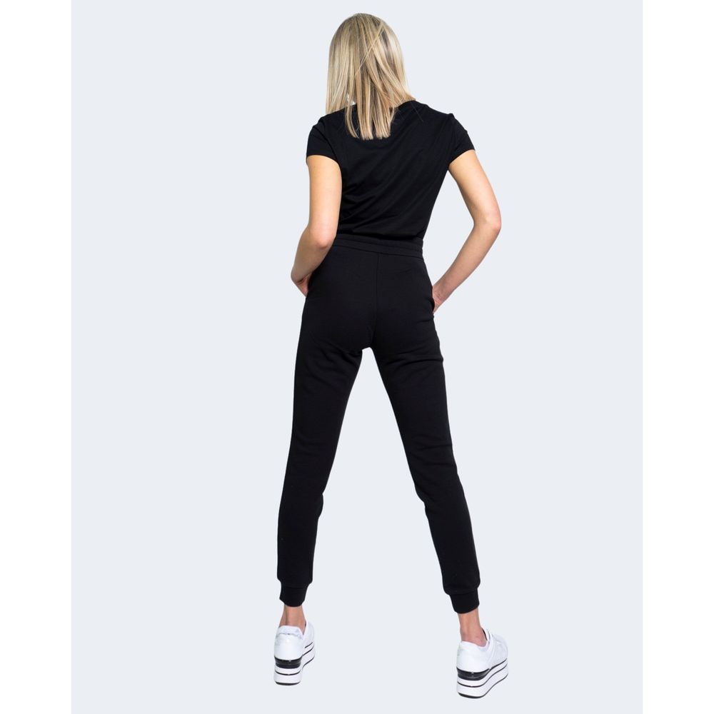 Чорні бавовняні топи та футболки Armani Exchange