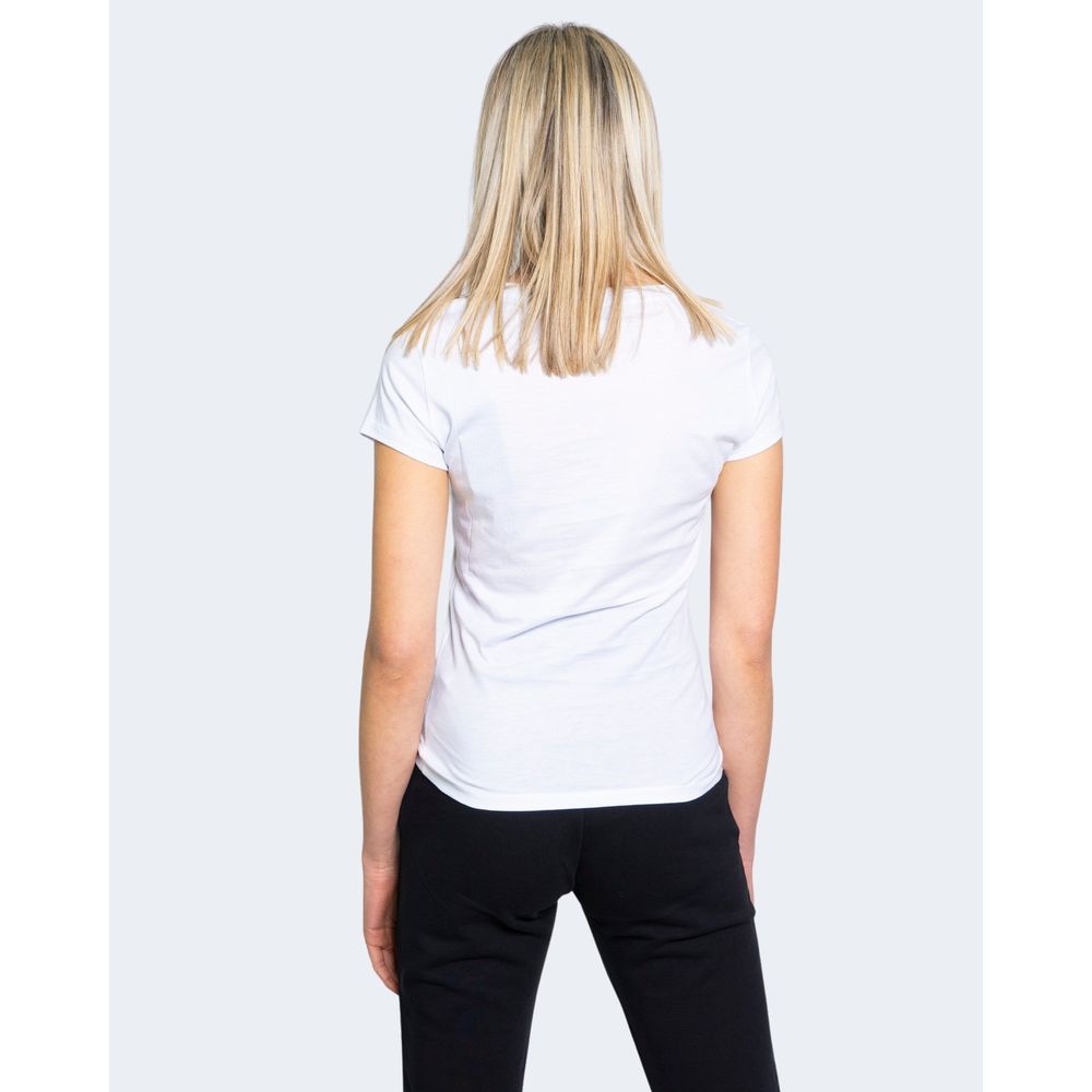 Білі бавовняні топи та футболки Armani Exchange