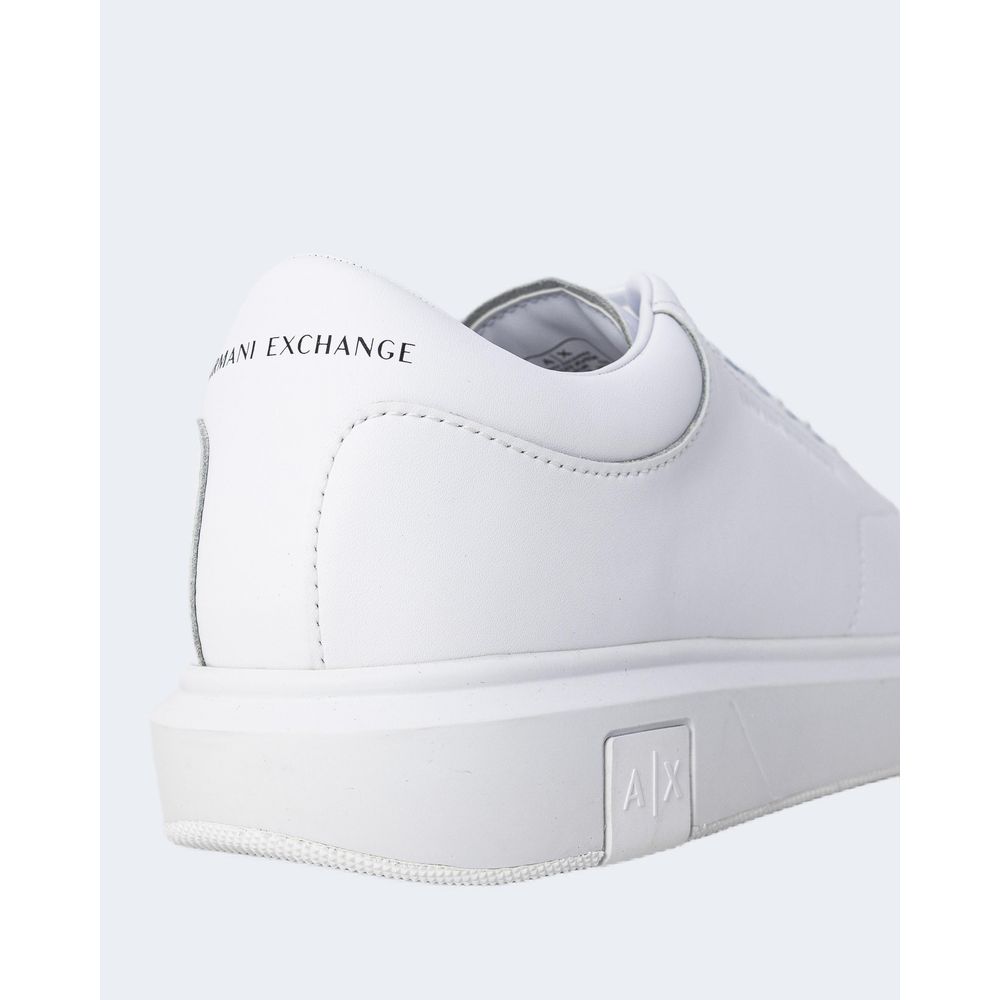 Білі шкіряні кросівки Armani Exchange