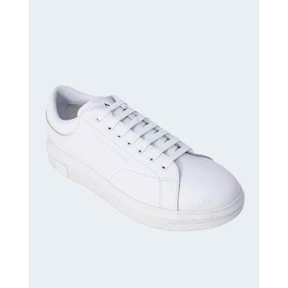 Білі шкіряні кросівки Armani Exchange