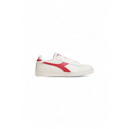 Червоні шкіряні кросівки Diadora