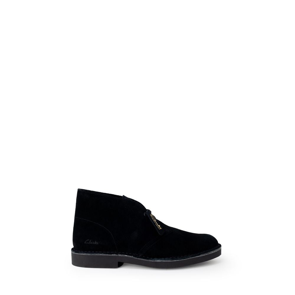 Чорні шкіряні черевики Clarks