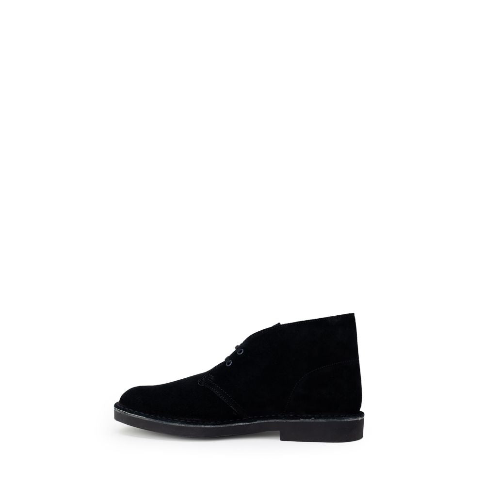 Чорні шкіряні черевики Clarks