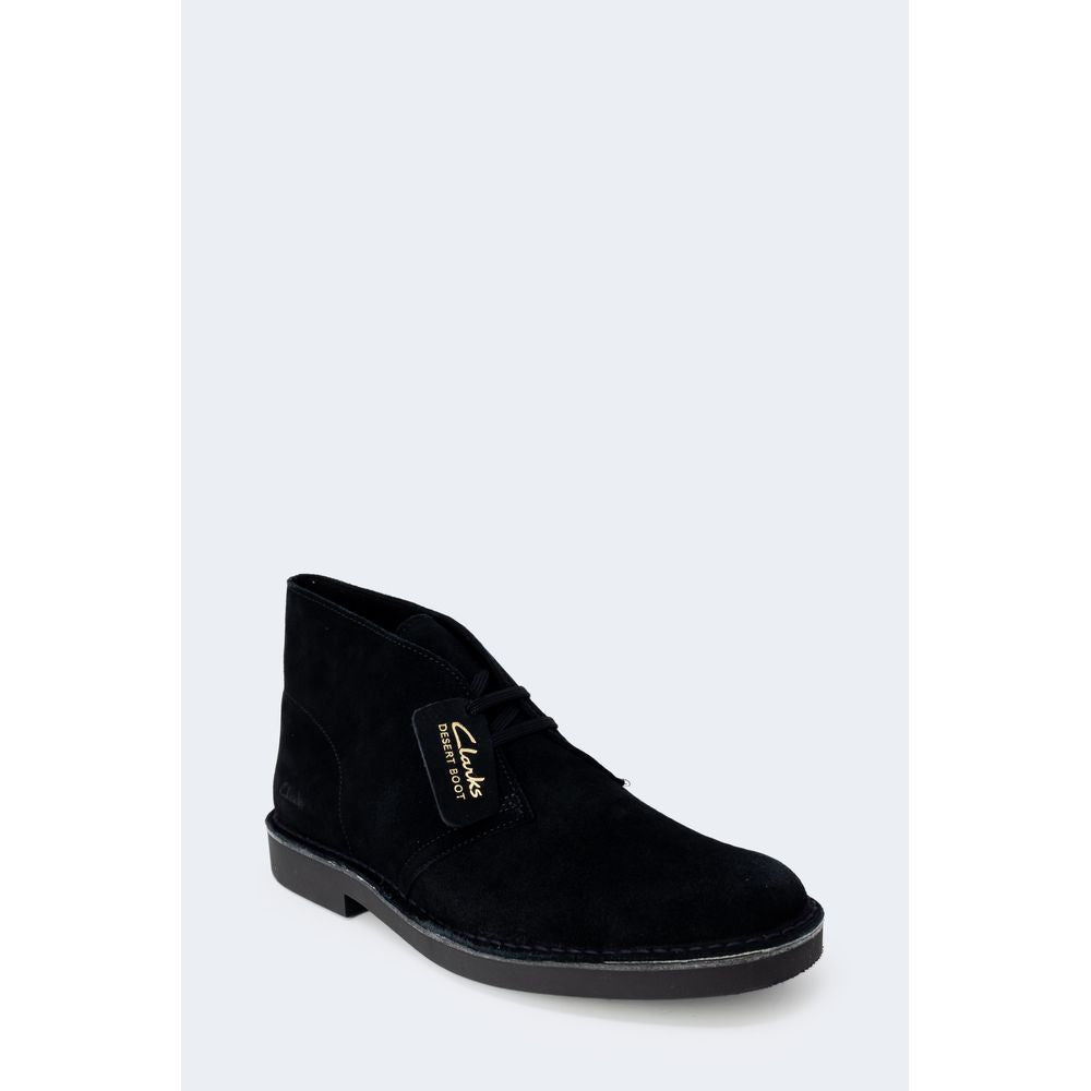 Чорні шкіряні черевики Clarks