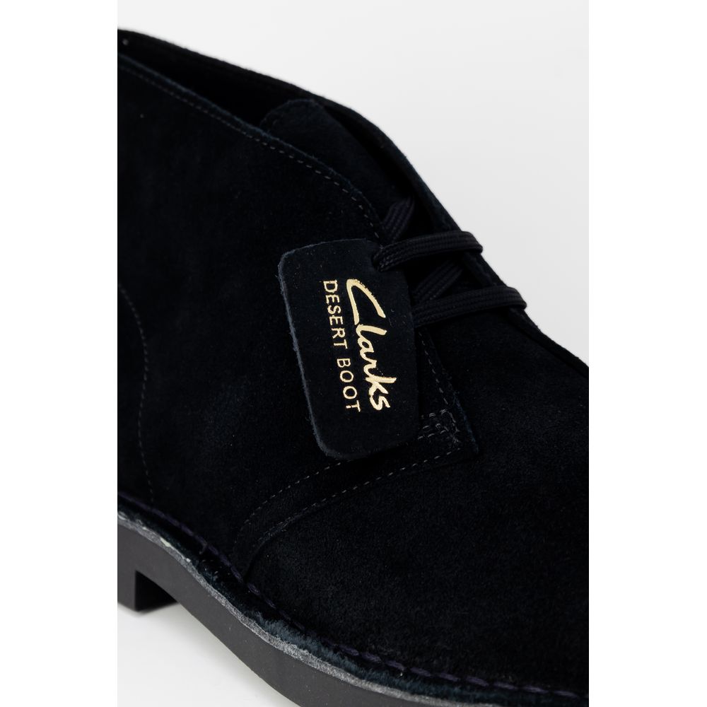 Чорні шкіряні черевики Clarks