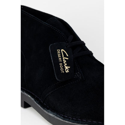 Чорні шкіряні черевики Clarks