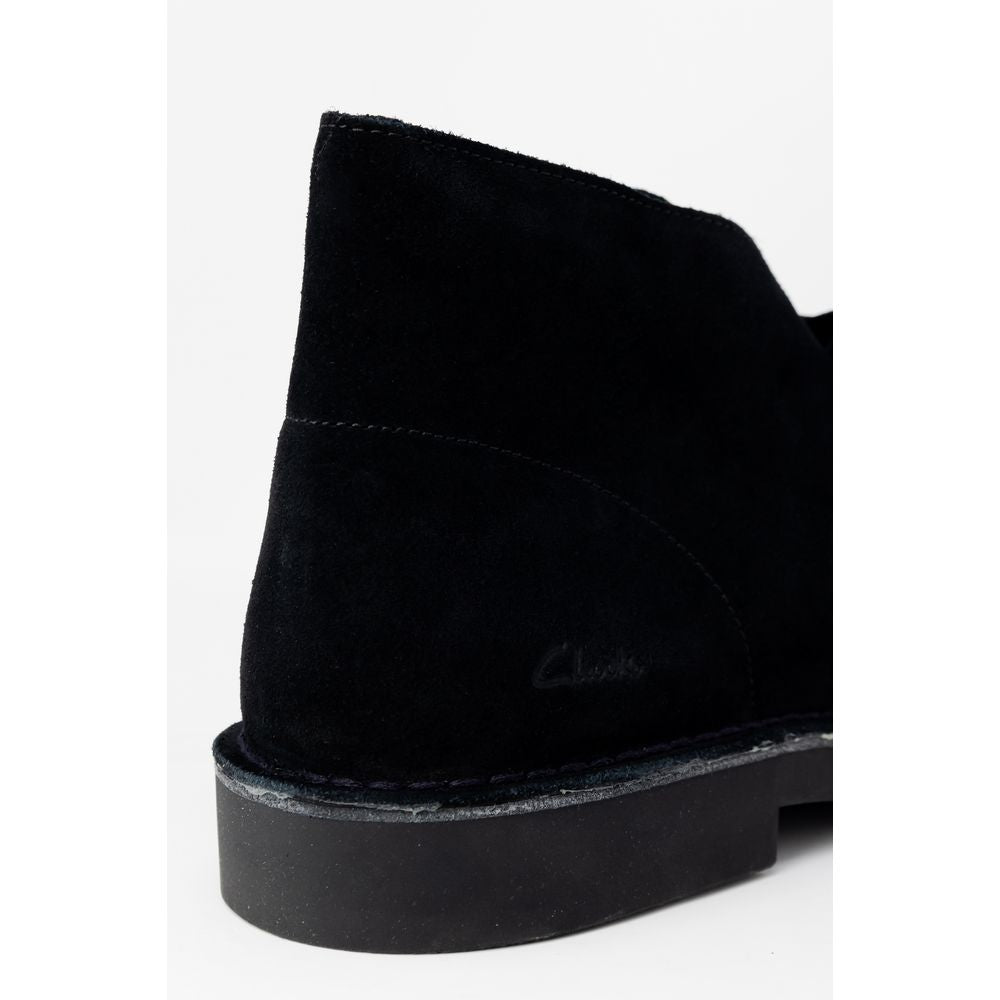 Чорні шкіряні черевики Clarks