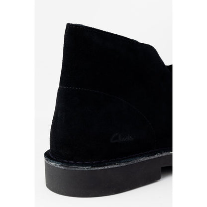 Чорні шкіряні черевики Clarks