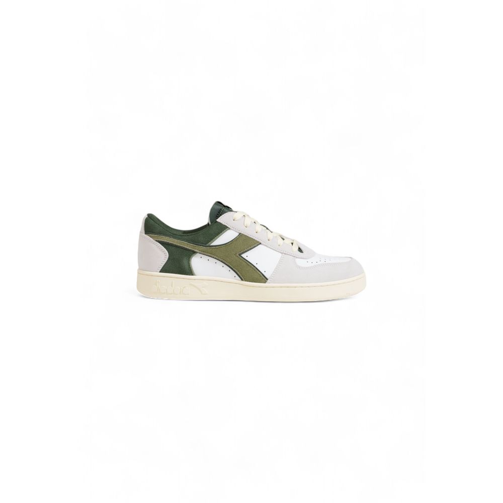 Зелені шкіряні кросівки Diadora