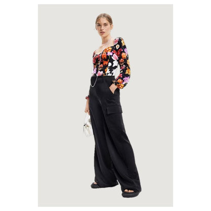 Чорні віскозні джинси та штани Desigual