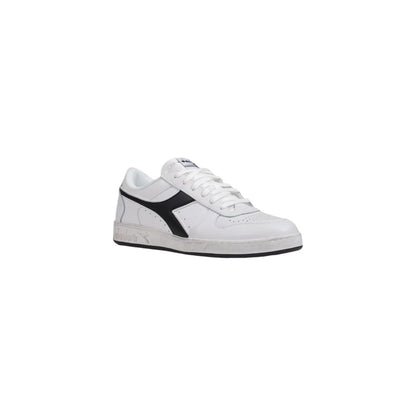 Чорно-білі шкіряні кросівки Diadora
