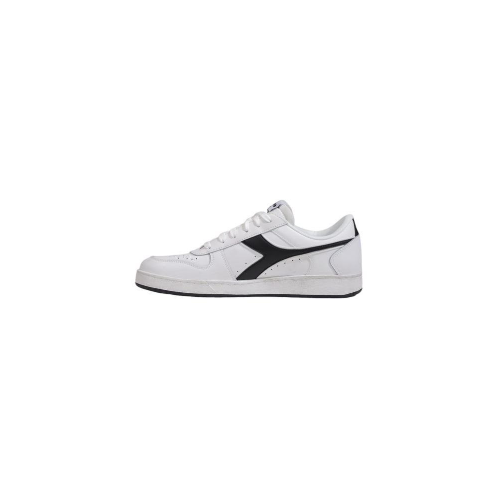 Чорно-білі шкіряні кросівки Diadora