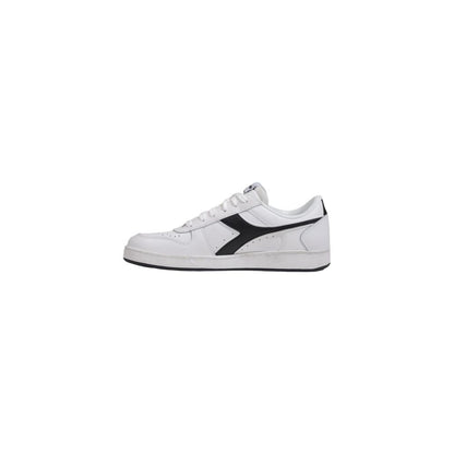 Чорно-білі шкіряні кросівки Diadora