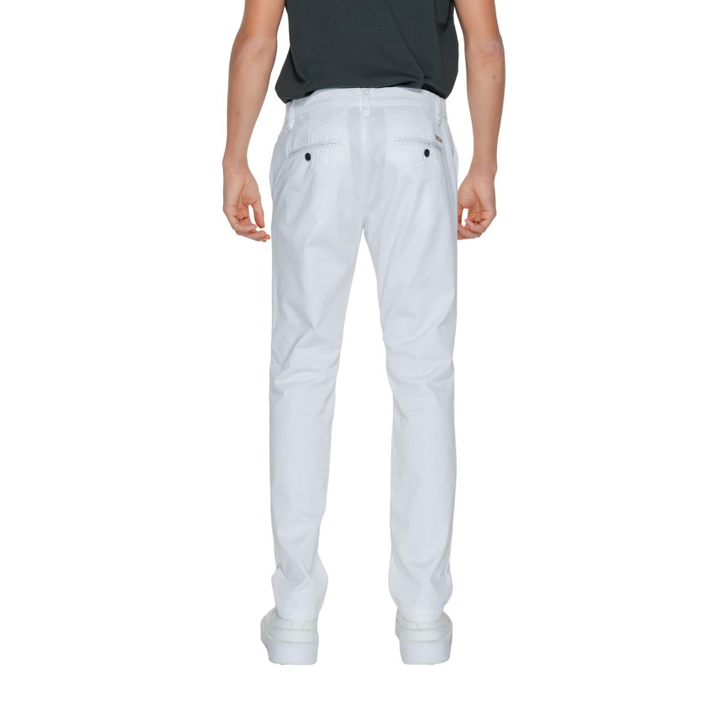 Білі бавовняні джинси та штани Armani Exchange