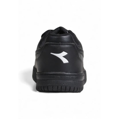 Чорні кросівки Diadora із синтетичної шкіри