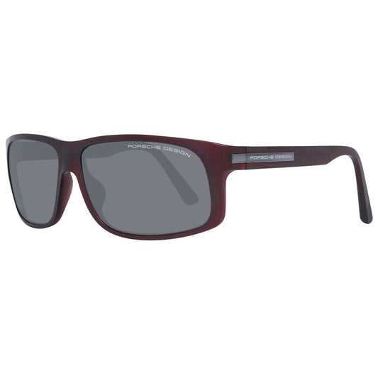 Бордові чоловічі сонцезахисні окуляри Porsche Design