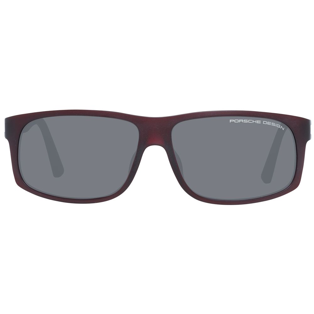 Бордові чоловічі сонцезахисні окуляри Porsche Design