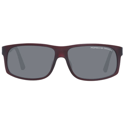 Бордові чоловічі сонцезахисні окуляри Porsche Design