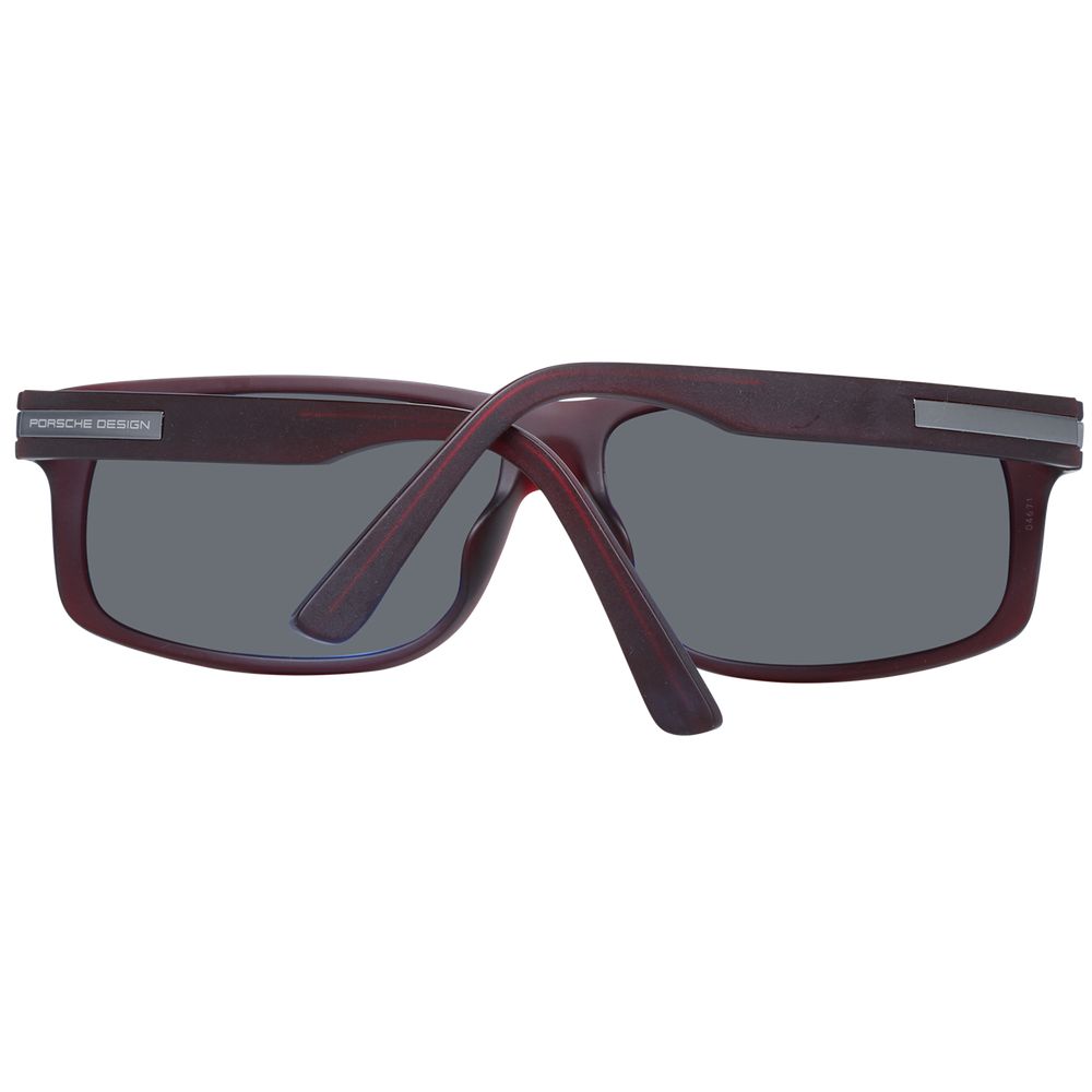 Бордові чоловічі сонцезахисні окуляри Porsche Design