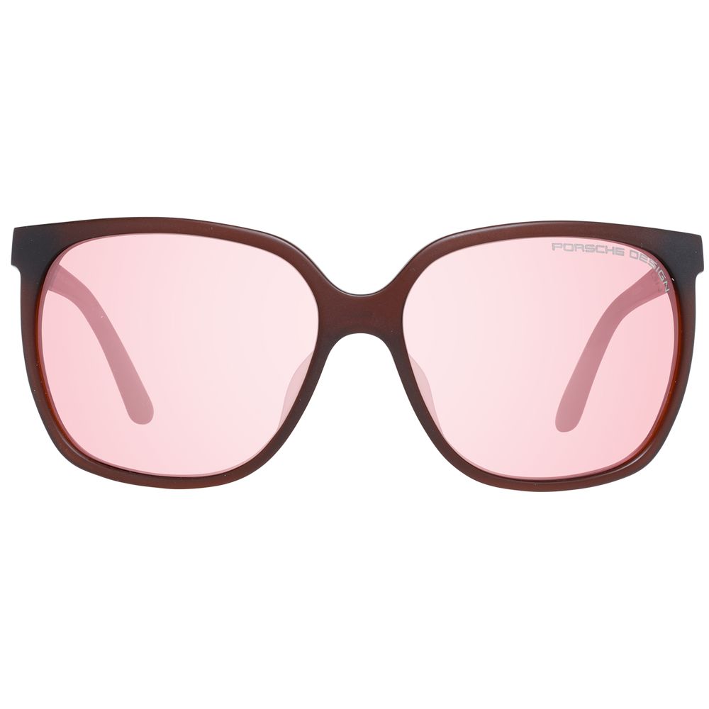 Бордові жіночі сонцезахисні окуляри Porsche Design
