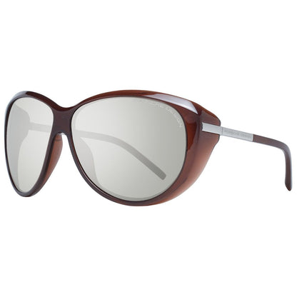 Коричневі жіночі сонцезахисні окуляри Porsche Design