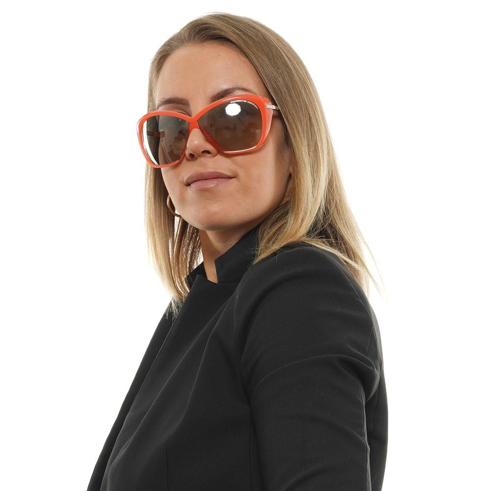 Помаранчеві жіночі сонцезахисні окуляри Porsche Design