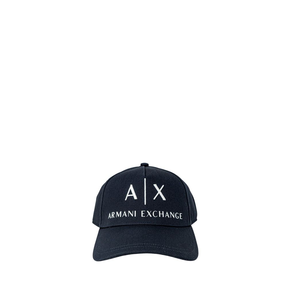 Сині бавовняні капелюхи та кепки Armani Exchange