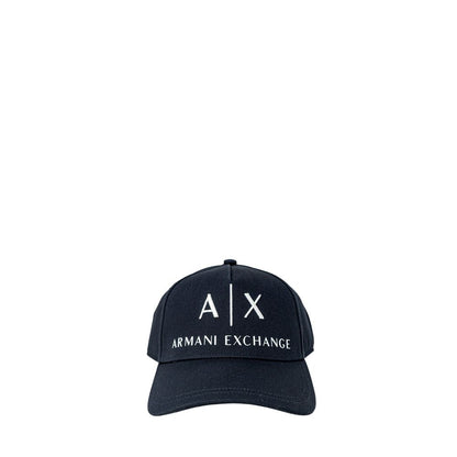 Сині бавовняні капелюхи та кепки Armani Exchange
