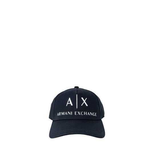 Сині бавовняні капелюхи та кепки Armani Exchange