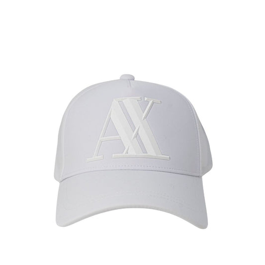 Білі бавовняні капелюхи та кепки Armani Exchange