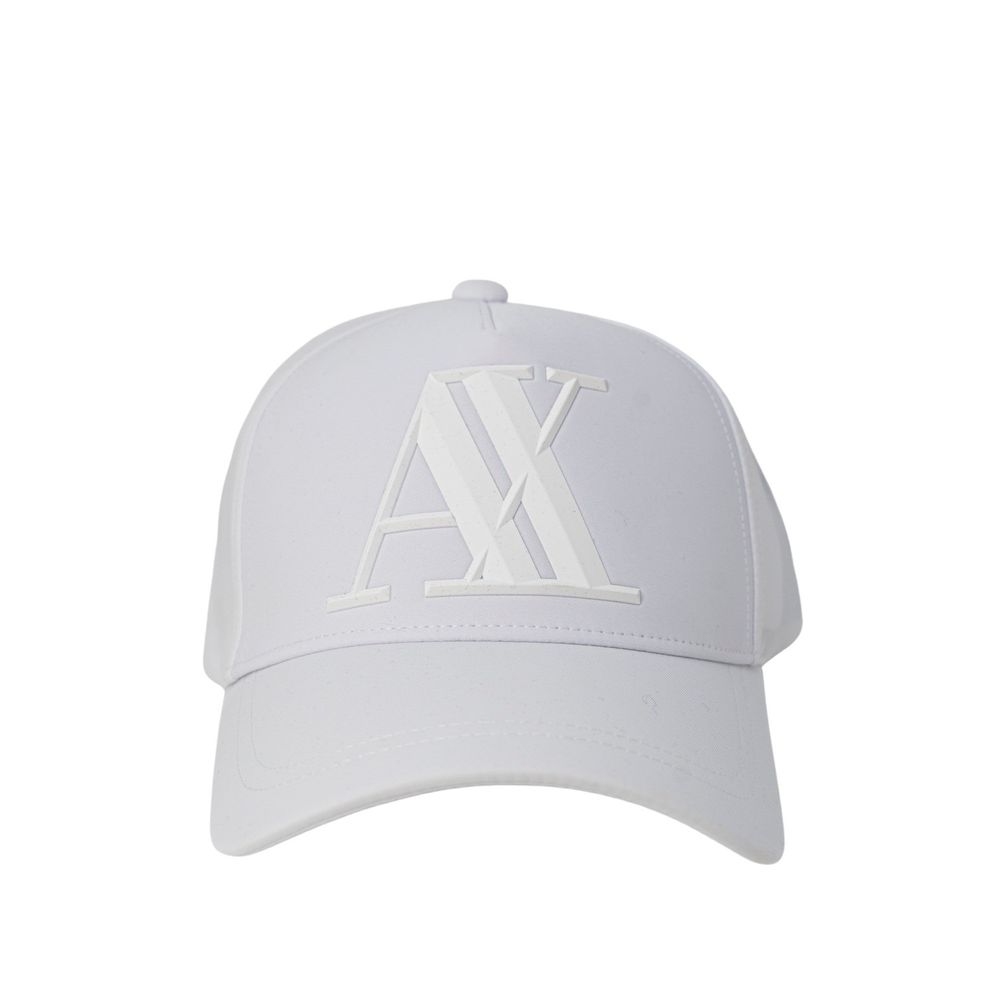 Білі бавовняні капелюхи та кепки Armani Exchange