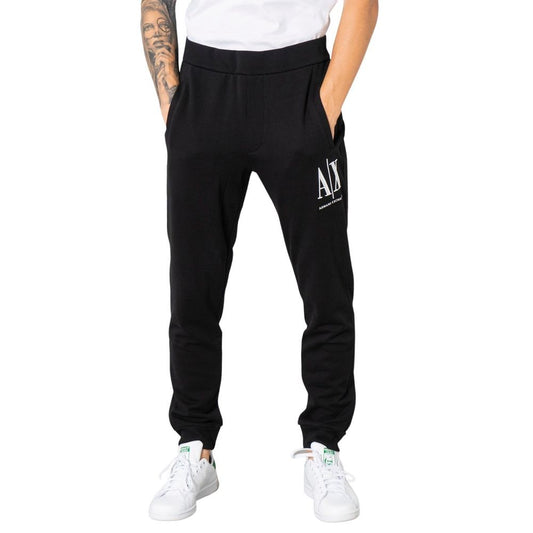 Чорні бавовняні джинси та штани Armani Exchange