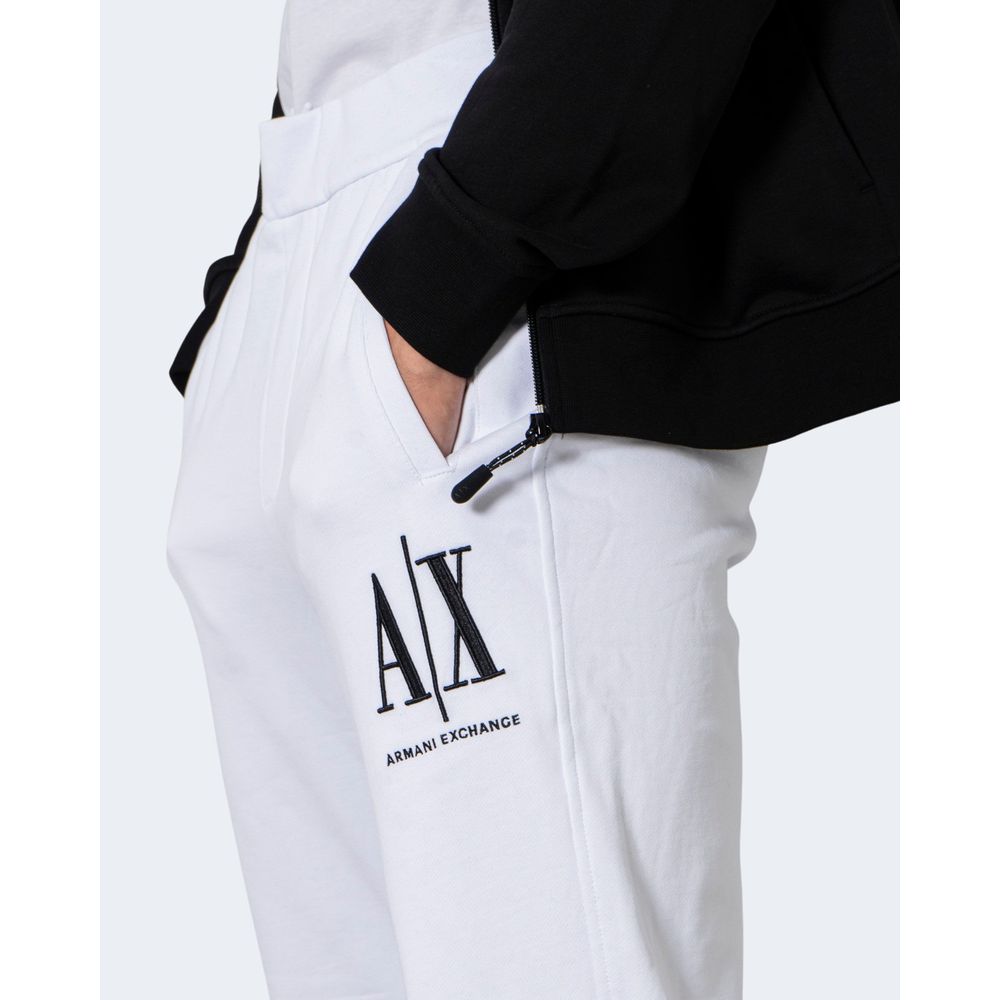 Білі бавовняні джинси та штани Armani Exchange