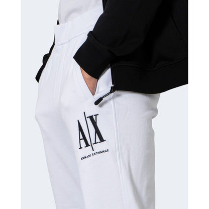 Білі бавовняні джинси та штани Armani Exchange