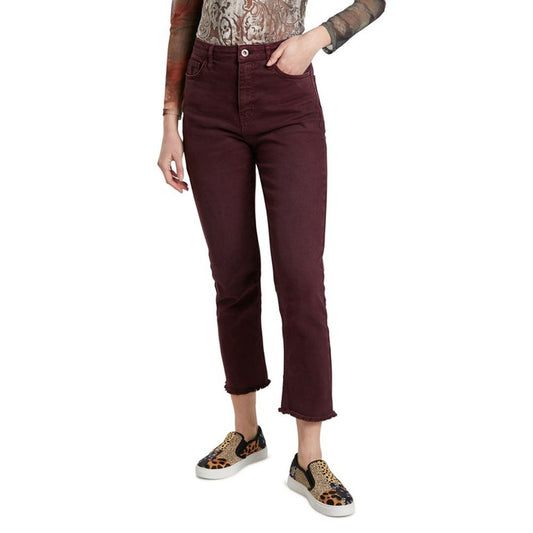 Бавовняні джинси та штани Desigual Bordeaux