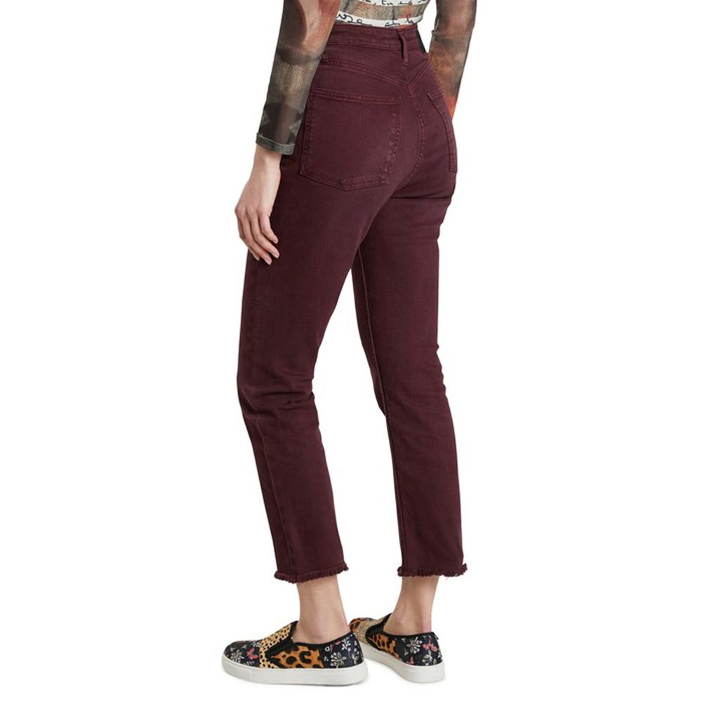 Бавовняні джинси та штани Desigual Bordeaux