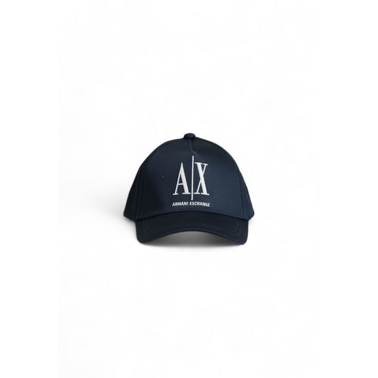 Сині бавовняні капелюхи та кепки Armani Exchange