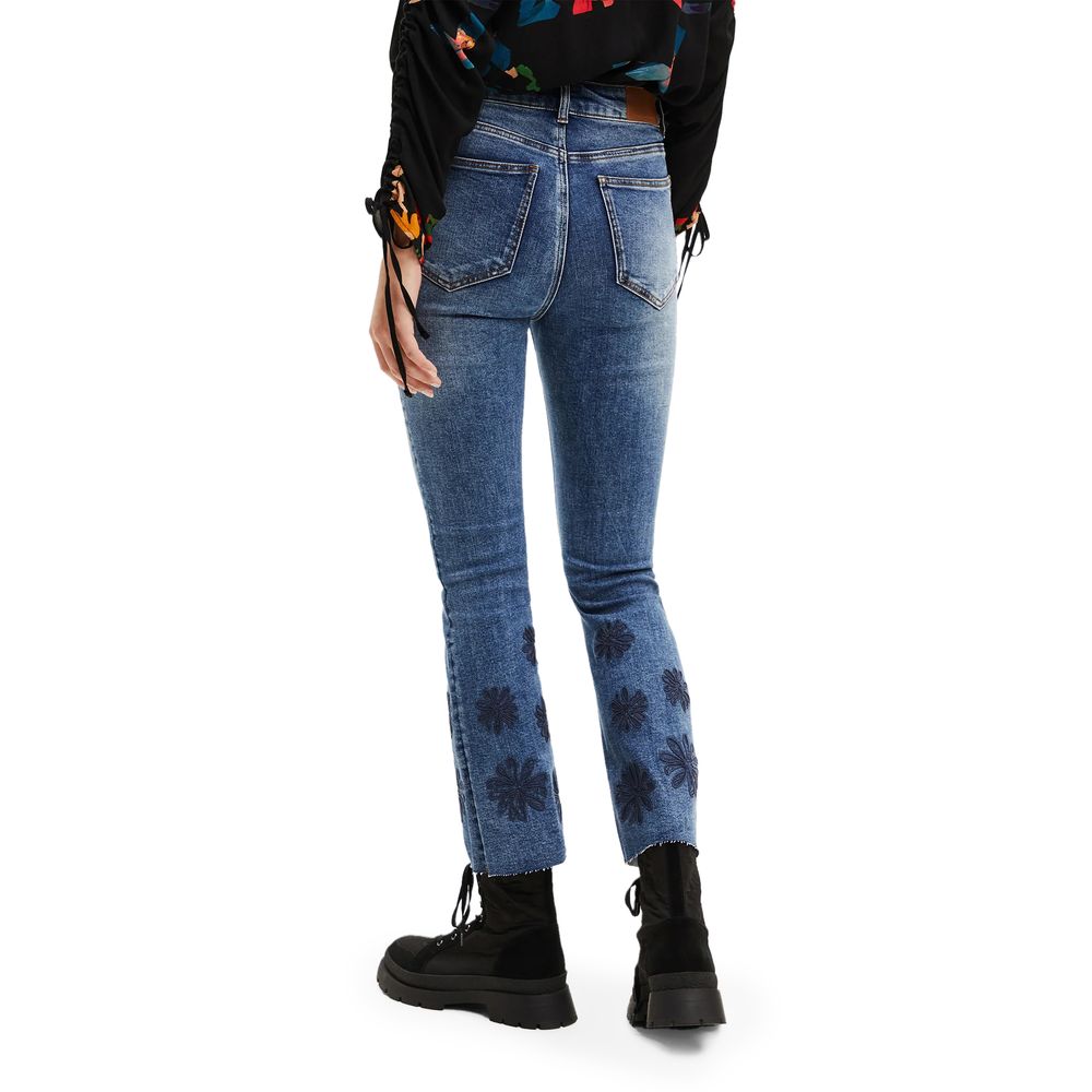 Сині бавовняні джинси та штани Desigual