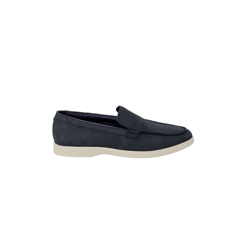 Сині шкіряні туфлі Clarks