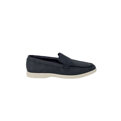 Сині шкіряні туфлі Clarks