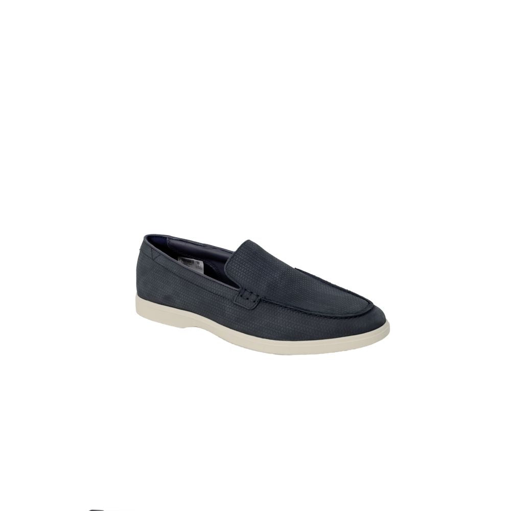 Сині шкіряні туфлі Clarks