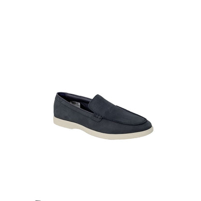 Сині шкіряні туфлі Clarks