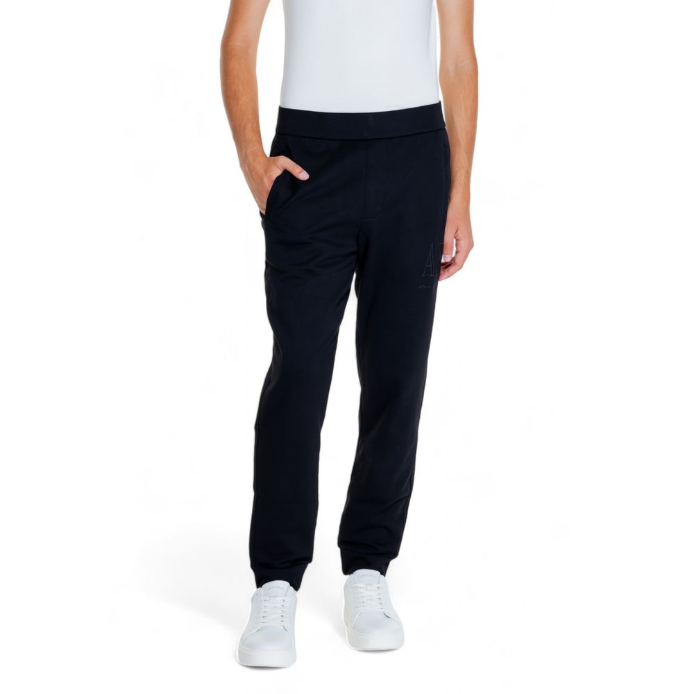 Чорні бавовняні джинси та штани Armani Exchange