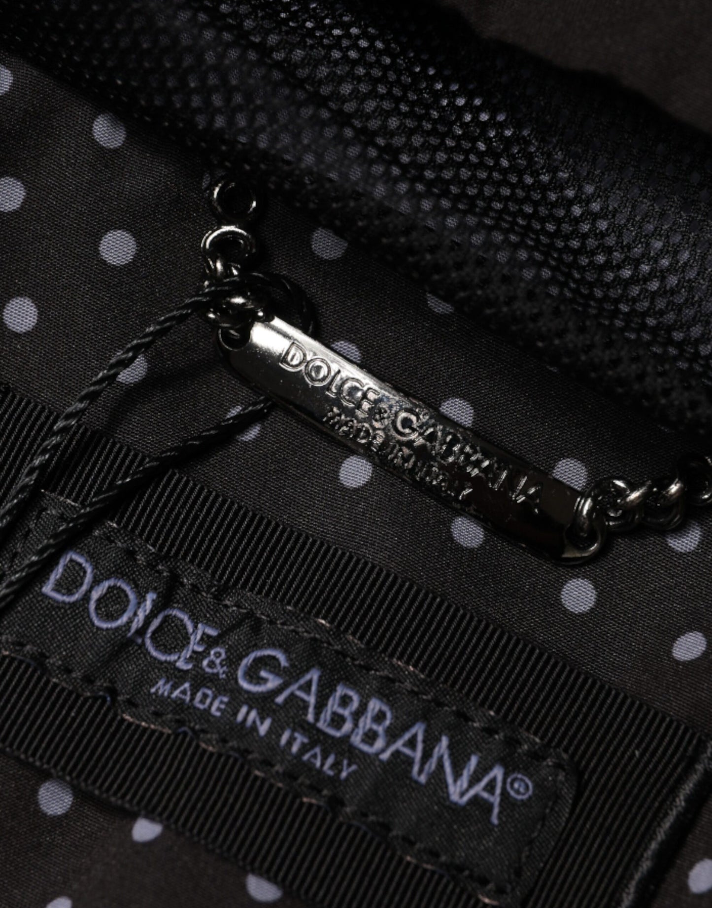 Чорний бомбер Dolce &amp; Gabbana з капюшоном і повною блискавкою
