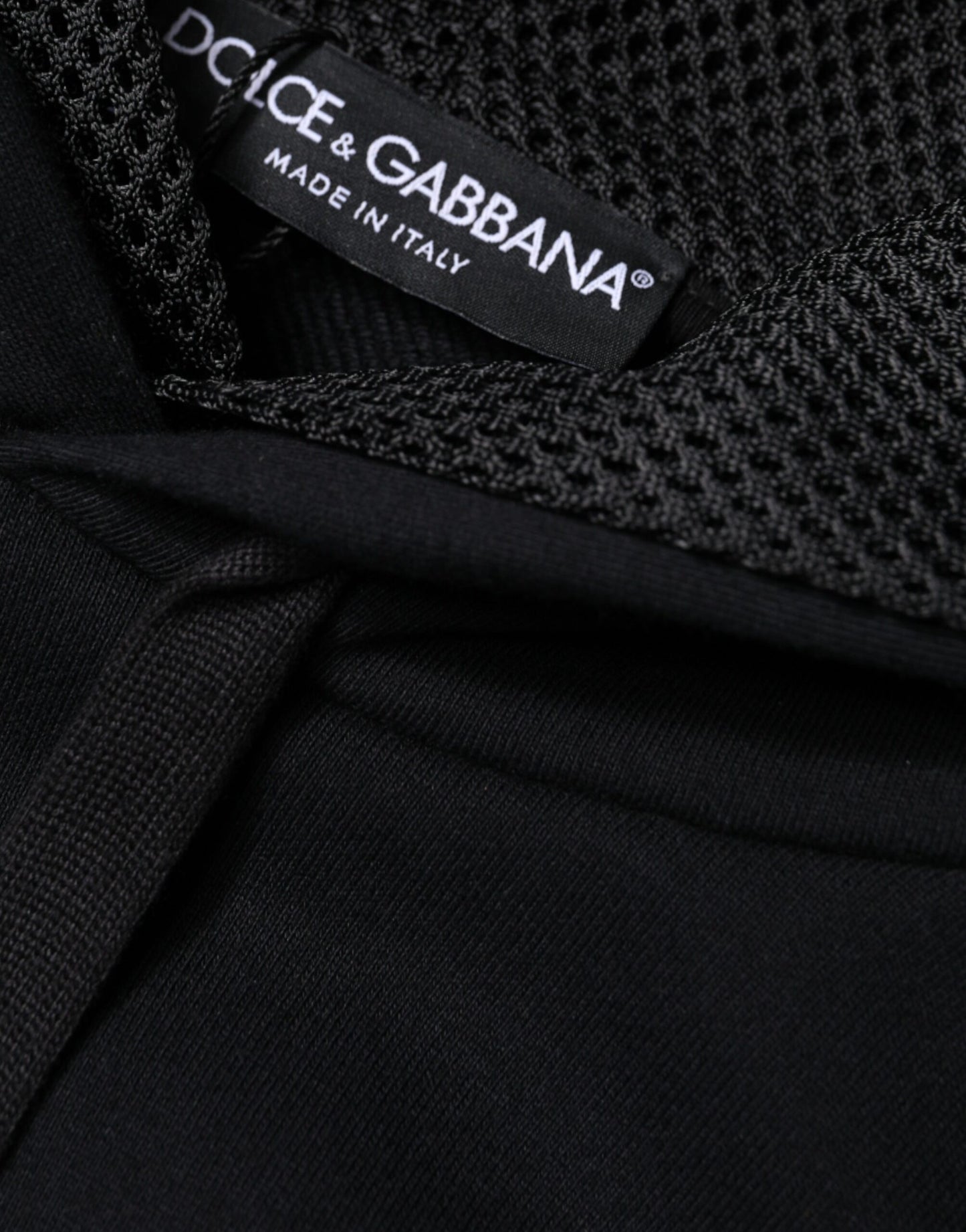 Чорний пуловер з капюшоном Dolce &amp; Gabbana. Чоловічий світшот. Светр